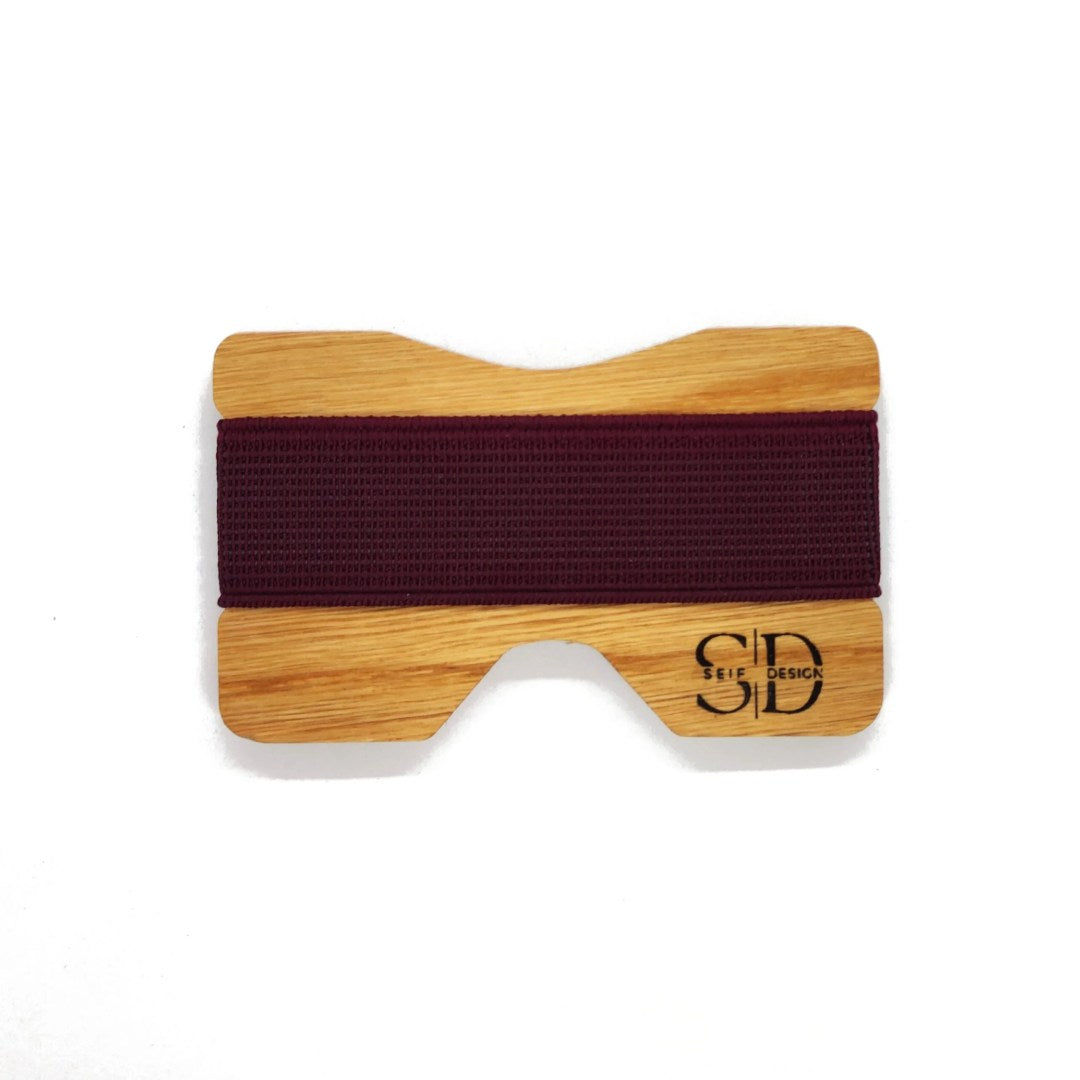 Seif Design Kaffatu Tamm - Oak Card Holder with RFID Blocking, photo 3