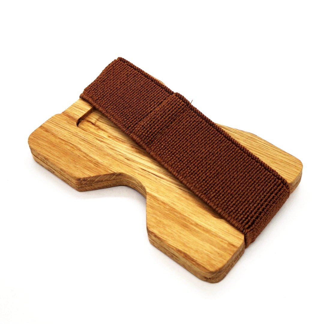 Seif Design Kaffatu Tamm - Oak Card Holder with RFID Blocking, photo 6