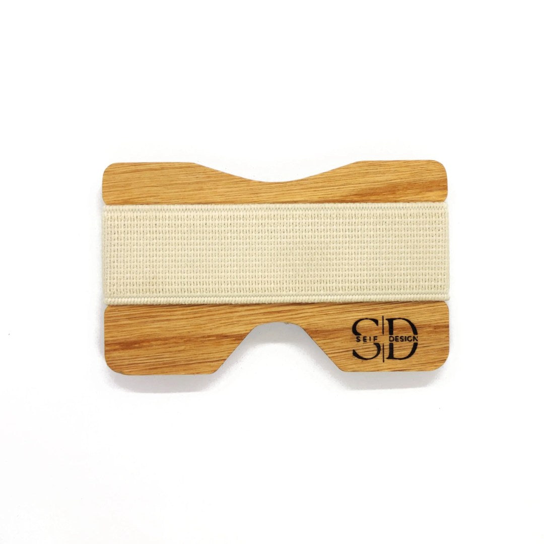 Seif Design Kaffatu Tamm - Oak Card Holder with RFID Blocking